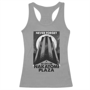 Never Forget Nakatomi Plaza 1988 Racerback Tank Top TS09 Sport Gray Print Your Wear