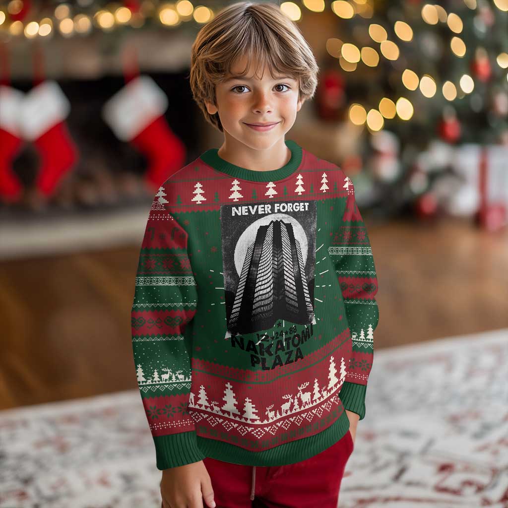 Never Forget Nakatomi Plaza 1988 Ugly Christmas Sweater TS09 Christmas Print Your Wear