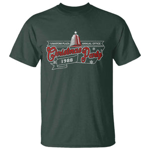 Nakatomi Plaza Christmas Party 1988 T Shirt TS09 Dark Forest Green Print Your Wear