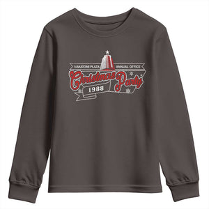 Nakatomi Plaza Christmas Party 1988 Youth Sweatshirt TS09 Dark Chocolate Print Your Wear