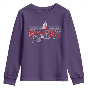 Nakatomi Plaza Christmas Party 1988 Youth Sweatshirt TS09 Purple Print Your Wear