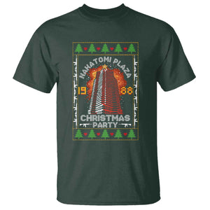 Nakatomi Plaza Christmas Party 1988 Machine Gun T Shirt TS09 Dark Forest Green Print Your Wear
