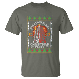 Nakatomi Plaza Christmas Party 1988 Machine Gun T Shirt TS09 Military Green Print Your Wear