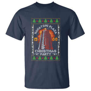 Nakatomi Plaza Christmas Party 1988 Machine Gun T Shirt TS09 Navy Print Your Wear
