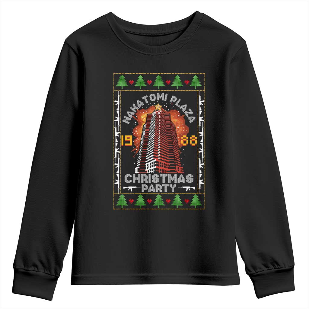 Nakatomi Plaza Christmas Party 1988 Machine Gun Youth Sweatshirt TS09 Black Print Your Wear