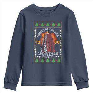 Nakatomi Plaza Christmas Party 1988 Machine Gun Youth Sweatshirt TS09 Navy Print Your Wear