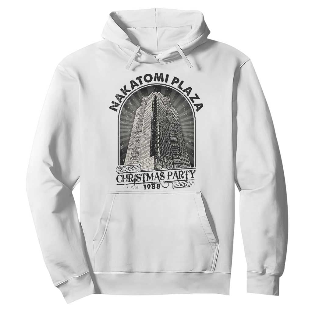 Nakatomi Plaza Hoodie Christmas Party 1988 Retro TS09 White Print Your Wear