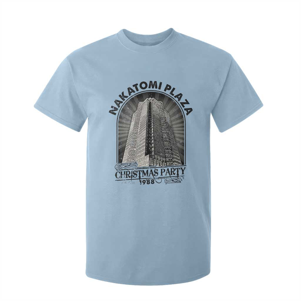 Nakatomi Plaza T Shirt For Kid Christmas Party 1988 Retro TS09 Light Blue Print Your Wear