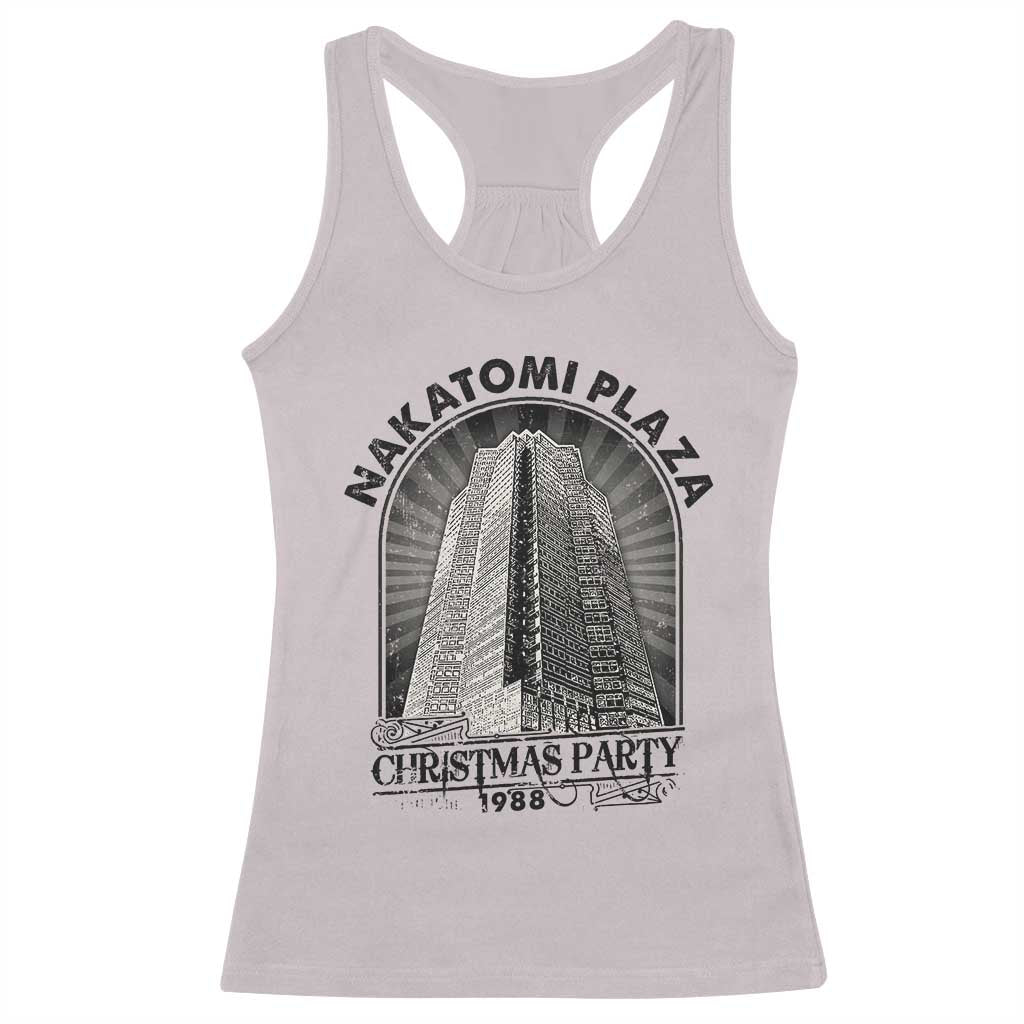 Nakatomi Plaza Racerback Tank Top Christmas Party 1988 Retro TS09 Ice Gray Print Your Wear