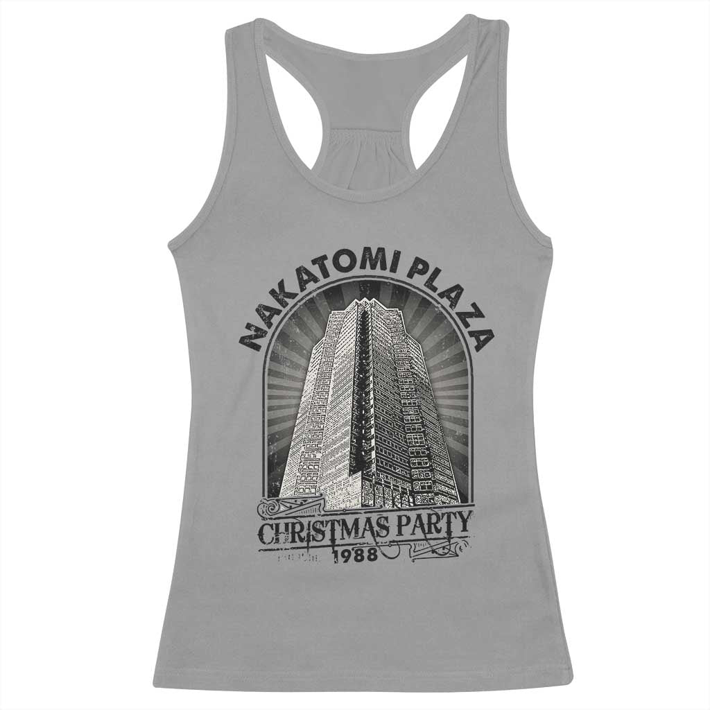 Nakatomi Plaza Racerback Tank Top Christmas Party 1988 Retro TS09 Sport Gray Print Your Wear