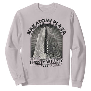 Nakatomi Plaza Sweatshirt Christmas Party 1988 Retro TS09 Ice Gray Print Your Wear