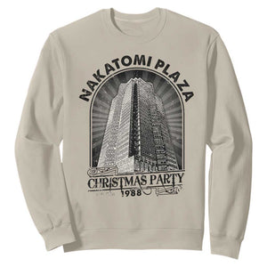 Nakatomi Plaza Sweatshirt Christmas Party 1988 Retro TS09 Sand Print Your Wear