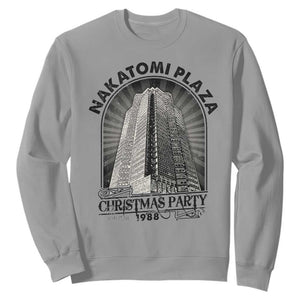 Nakatomi Plaza Sweatshirt Christmas Party 1988 Retro TS09 Sport Gray Print Your Wear