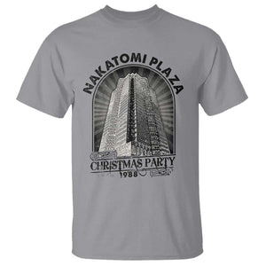 Nakatomi Plaza T Shirt Christmas Party 1988 Retro TS09 Sport Gray Print Your Wear
