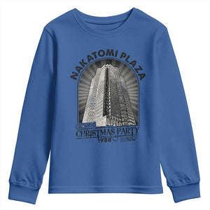 Nakatomi Plaza Youth Sweatshirt Christmas Party 1988 Retro TS09 Royal Blue Print Your Wear