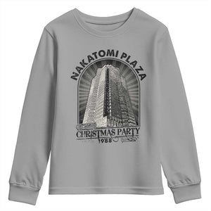 Nakatomi Plaza Youth Sweatshirt Christmas Party 1988 Retro TS09 Sport Gray Print Your Wear