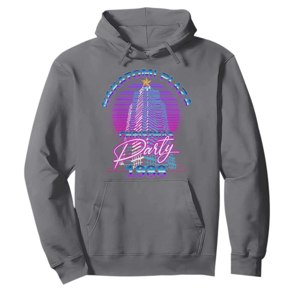 Nakatomi Plaza Christmas Party 1988 Vaporwave Hoodie TS09 Charcoal Print Your Wear