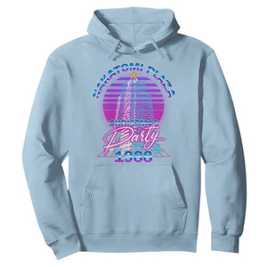 Nakatomi Plaza Christmas Party 1988 Vaporwave Hoodie TS09 Light Blue Print Your Wear