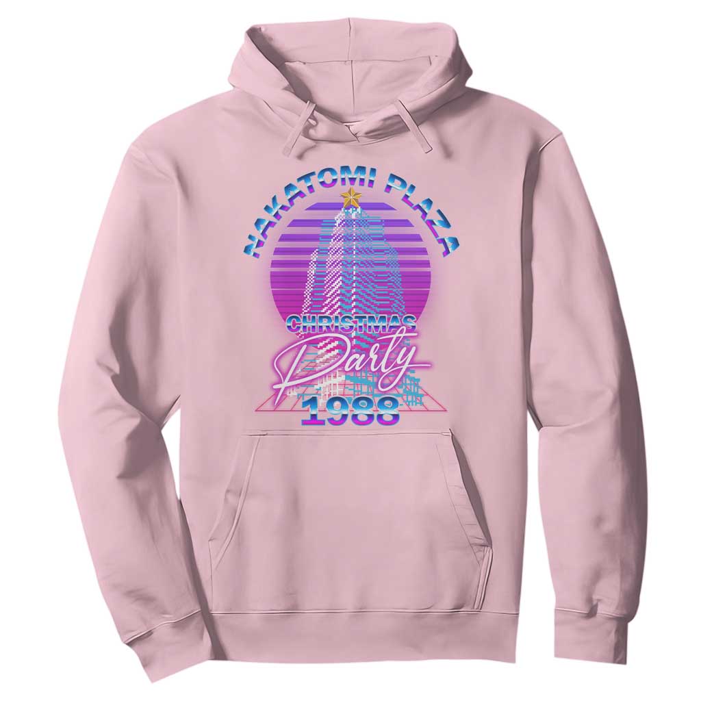 Nakatomi Plaza Christmas Party 1988 Vaporwave Hoodie TS09 Light Pink Print Your Wear