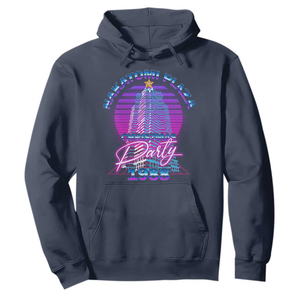 Nakatomi Plaza Christmas Party 1988 Vaporwave Hoodie TS09 Navy Print Your Wear