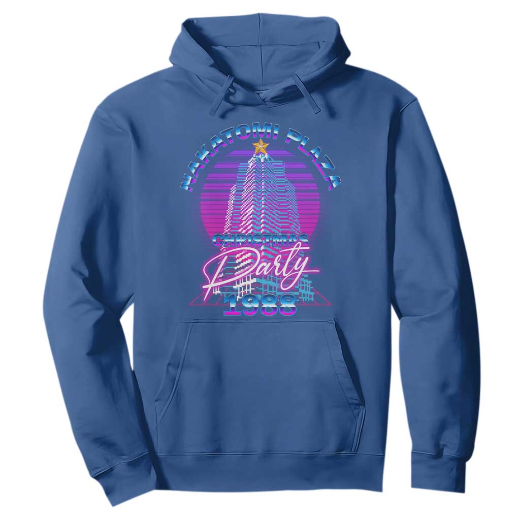 Nakatomi Plaza Christmas Party 1988 Vaporwave Hoodie TS09 Royal Blue Print Your Wear
