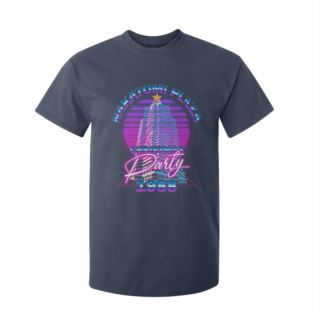 Nakatomi Plaza Christmas Party 1988 Vaporwave T Shirt For Kid TS09 Navy Print Your Wear
