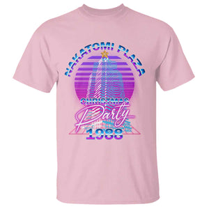 Nakatomi Plaza Christmas Party 1988 Vaporwave T Shirt TS09 Light Pink Print Your Wear