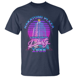 Nakatomi Plaza Christmas Party 1988 Vaporwave T Shirt TS09 Navy Print Your Wear