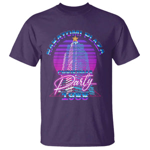Nakatomi Plaza Christmas Party 1988 Vaporwave T Shirt TS09 Purple Print Your Wear