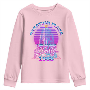 Nakatomi Plaza Christmas Party 1988 Vaporwave Youth Sweatshirt TS09 Light Pink Print Your Wear