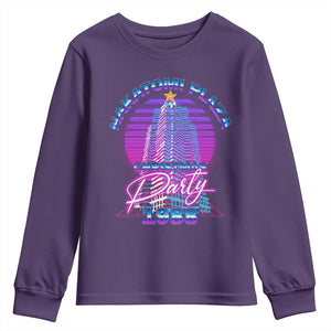 Nakatomi Plaza Christmas Party 1988 Vaporwave Youth Sweatshirt TS09 Purple Print Your Wear