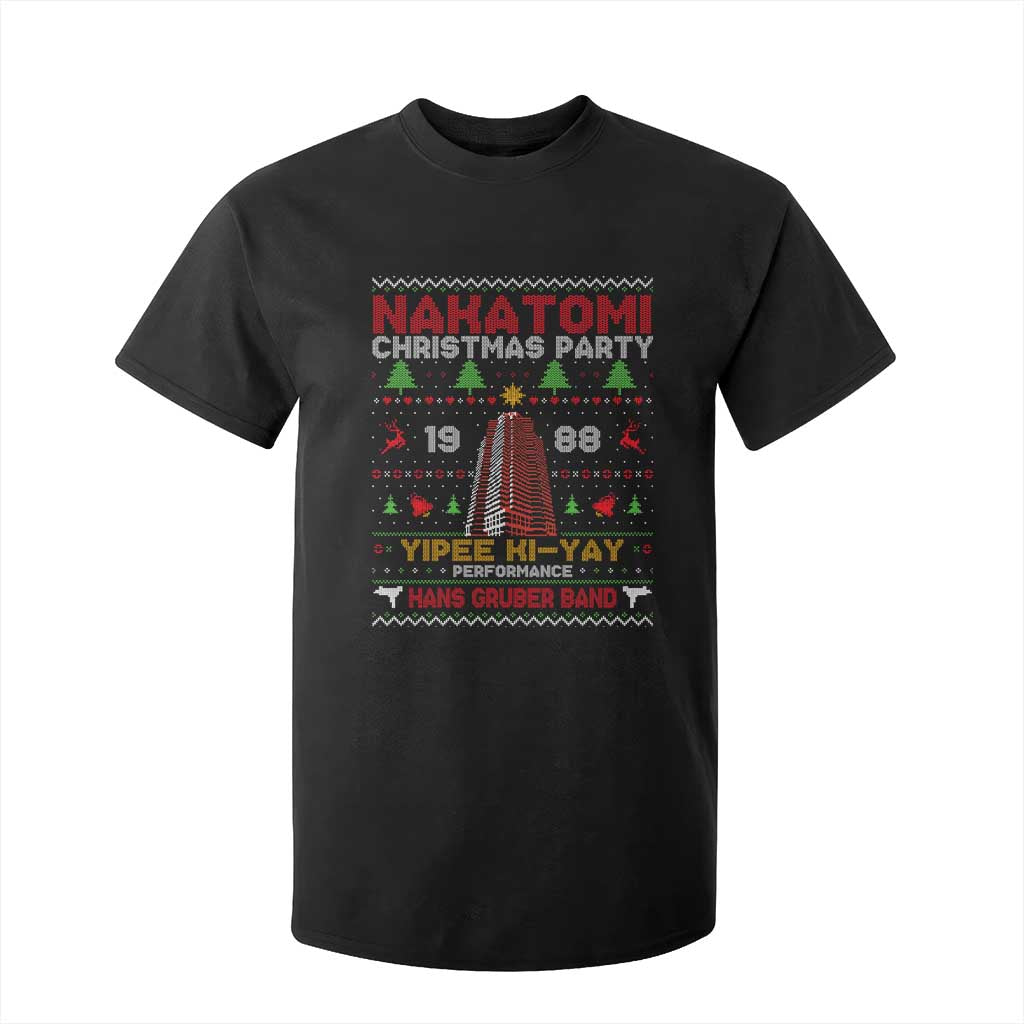 Christmas Nakatomi T Shirt For Kid Yipee Ki-Yay Performance Hans Grubrer Band TS09 Black Print Your Wear