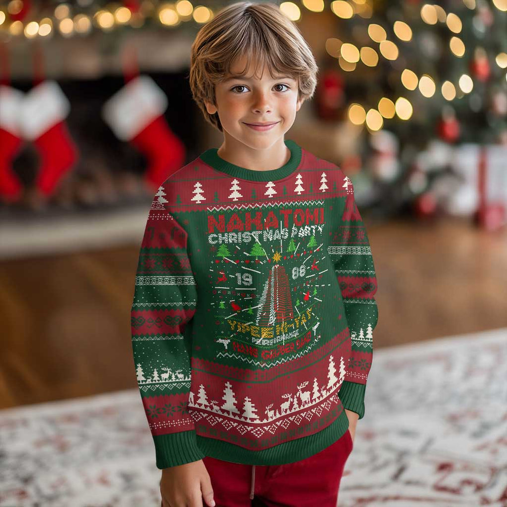 Christmas Nakatomi Ugly Christmas Sweater Yipee Ki-Yay Performance Hans Grubrer Band TS09 Christmas Print Your Wear