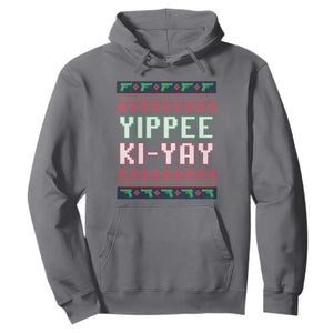 Funny Christmas Nakatomi Plaza Yipee Ki-Yay Hoodie TS09 Charcoal Print Your Wear