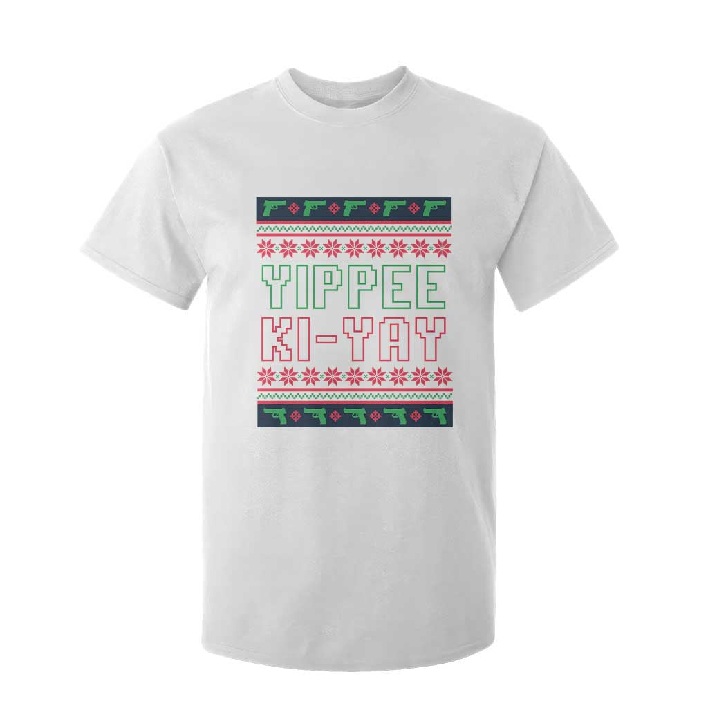 Funny Christmas Nakatomi Plaza Yipee Ki-Yay T Shirt For Kid TS09 White Print Your Wear