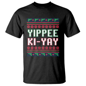 Funny Christmas Nakatomi Plaza Yipee Ki-Yay T Shirt TS09 Black Print Your Wear