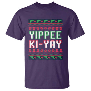 Funny Christmas Nakatomi Plaza Yipee Ki-Yay T Shirt TS09 Purple Print Your Wear
