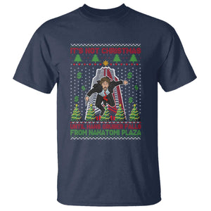 Xmas Nakatomi Plaza T Shirt It's Not Christmas Until Hans Gruber Falls TS09 Navy Print Your Wear