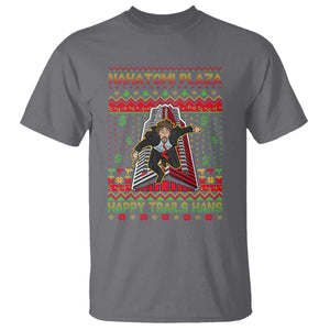 Christmas Nakatomi Plaza 1988 T Shirt Happy Trails Hans TS09 Charcoal Print Your Wear