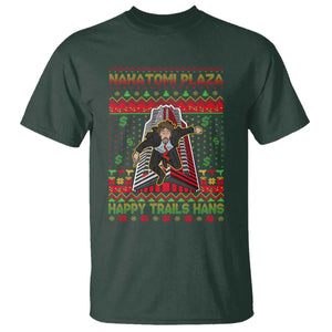 Christmas Nakatomi Plaza 1988 T Shirt Happy Trails Hans TS09 Dark Forest Green Print Your Wear