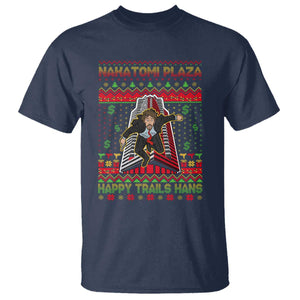 Christmas Nakatomi Plaza 1988 T Shirt Happy Trails Hans TS09 Navy Print Your Wear