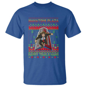 Christmas Nakatomi Plaza 1988 T Shirt Happy Trails Hans TS09 Royal Blue Print Your Wear