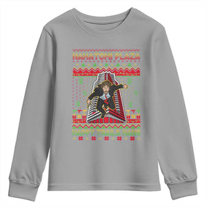 Christmas Nakatomi Plaza 1988 Youth Sweatshirt Happy Trails Hans TS09 Sport Gray Print Your Wear