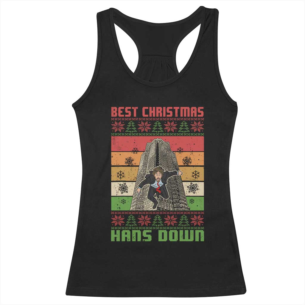 Best Christmas Hans Down Nakatomi 1988 Racerback Tank Top TS09 Black Print Your Wear