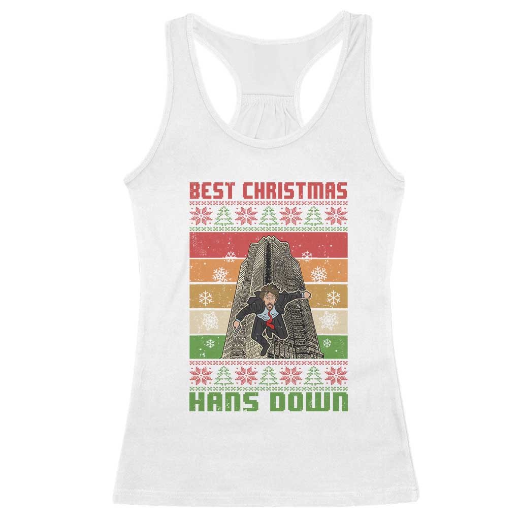 Best Christmas Hans Down Nakatomi 1988 Racerback Tank Top TS09 White Print Your Wear