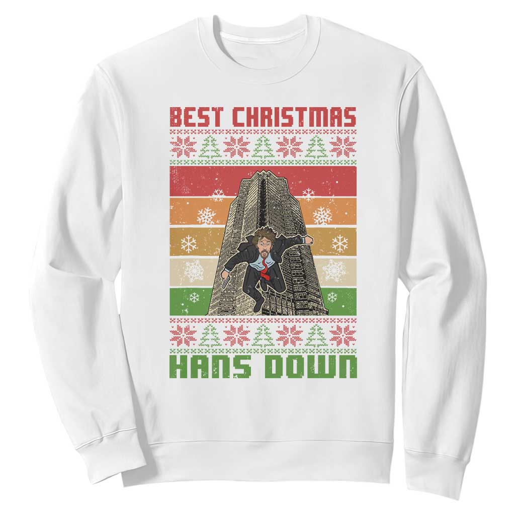 Best Christmas Hans Down Nakatomi 1988 Sweatshirt TS09 White Print Your Wear