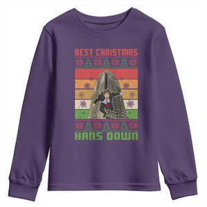 Best Christmas Hans Down Nakatomi 1988 Youth Sweatshirt TS09 Purple Print Your Wear