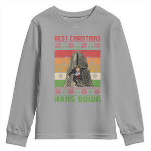 Best Christmas Hans Down Nakatomi 1988 Youth Sweatshirt TS09 Sport Gray Print Your Wear