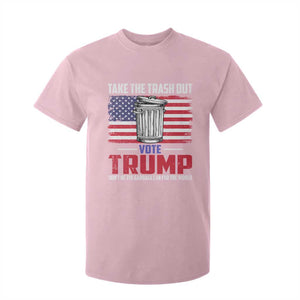 Trump 2024 T Shirt For Kid Dont Be The Garbage Can For The World Take The Trash Out TS09 Light Pink Print Your Wear