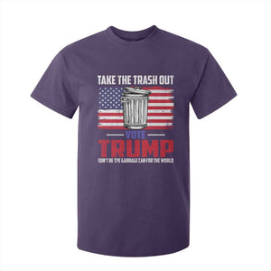 Trump 2024 T Shirt For Kid Dont Be The Garbage Can For The World Take The Trash Out TS09 Purple Print Your Wear
